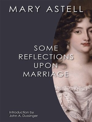 cover image of Some Reflections Upon Marriage